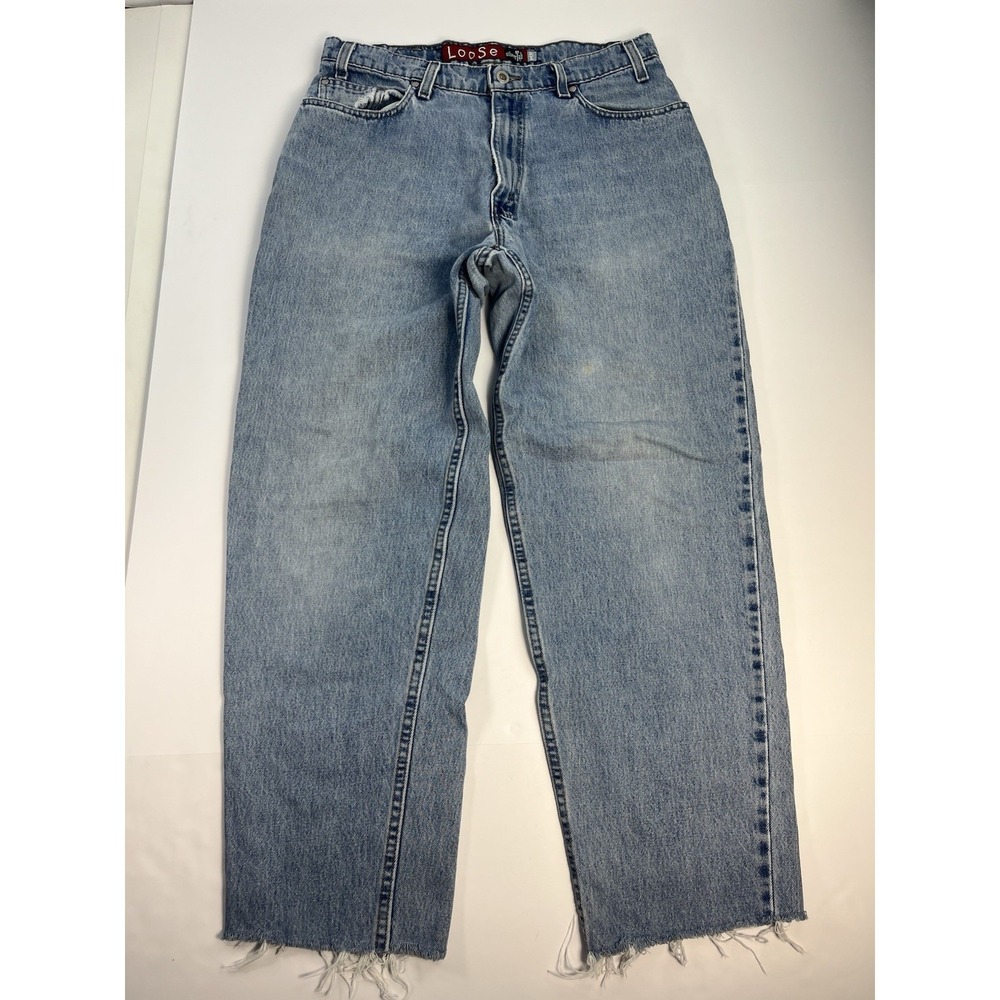 Vintage 90's Levi's Silver Tab Loose Men USA High Waisted Light Wash Jeans 30x29